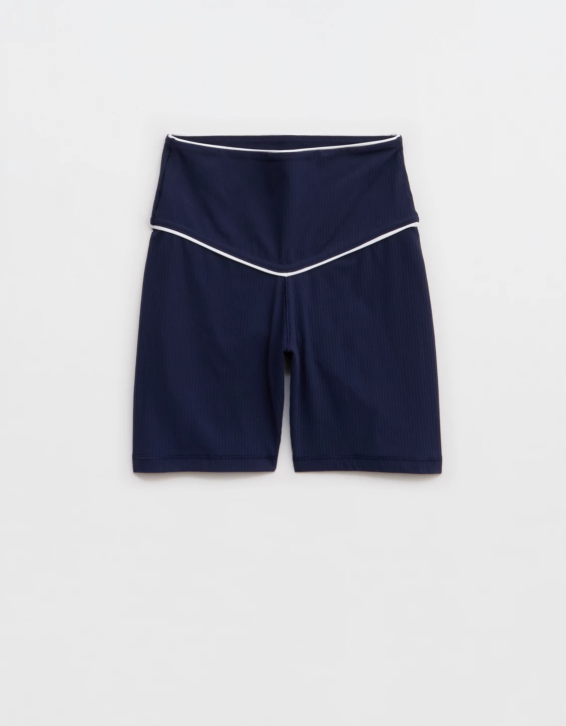 OFFLINE By Aerie Real Me XTRA High Waisted 5" Rib Piping Bike Short | Aerie