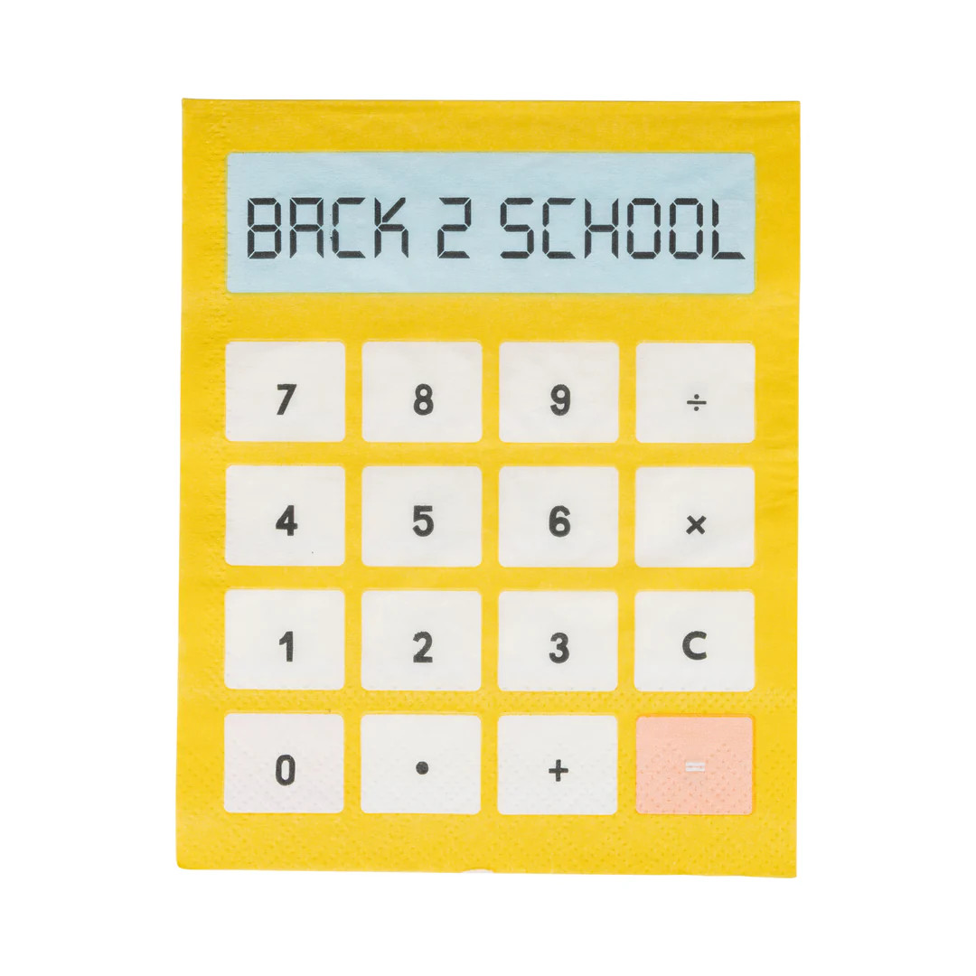 Occasions Calculator Paper Napkin | My Mind's Eye