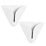 iDesign Self-Adhesive Dish Towel Holder for Kitchen - Pack of 2, White | Amazon (US)