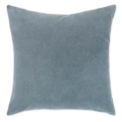 O&O by Olivia and Oliver™ Solid Velvet Reversible Square Throw Pillow in Ivory | Bed Bath & Beyond
