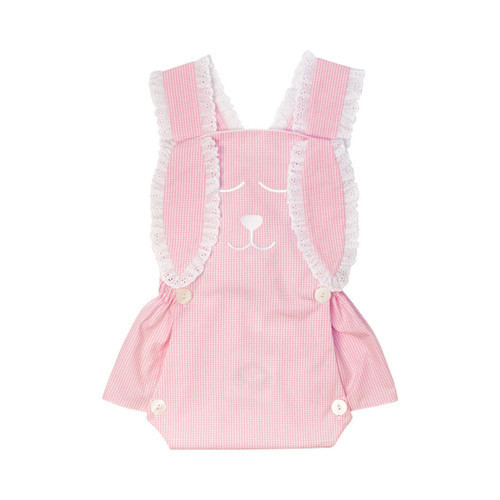 Pink Gingham Bunny Bubble  - Shipping Early March | Cecil and Lou