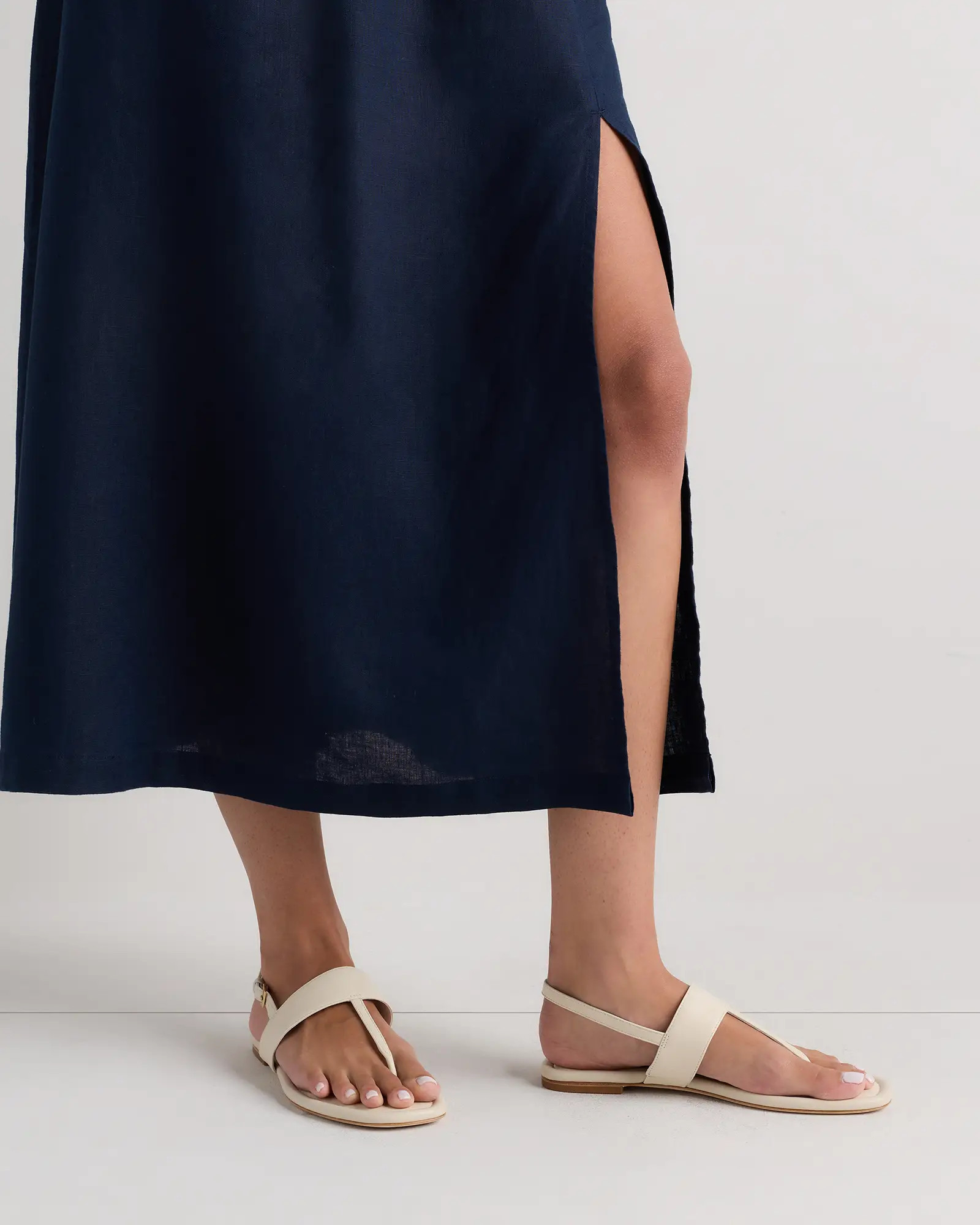 Italian Leather T-Strap Sandal | Quince