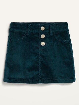 Velvet Snap-Fly Skirt for Toddler Girls | Old Navy (US)