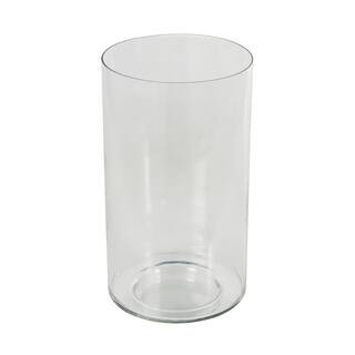 12" Clear Glass Wide Minimalistic Glass Vase By Ivory And Iris | 11.75" | Michaels® | Michaels Stores