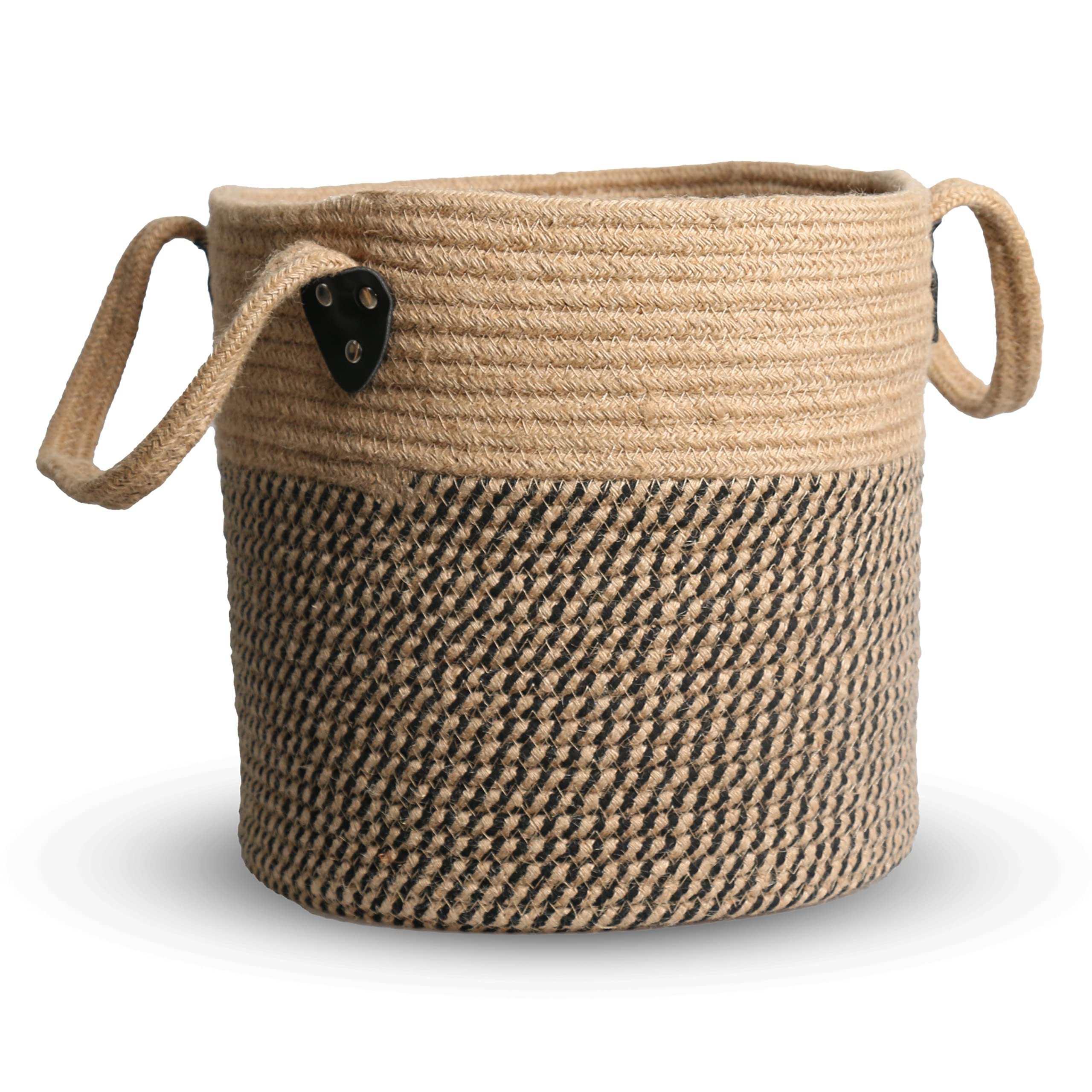 Jute Rope Basket 12"x 12" Woven Plant Basket with Handles for 8"-11"Plant Pots,Boho Indoor Plante... | Amazon (US)