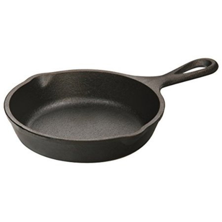 Lodge H5MS Heat Enhanced and Seasoned Cast Iron Mini Skillet, 5-Inch | Walmart (US)