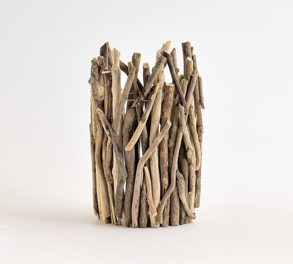 Driftwood Hurricane Candle Holder | Pottery Barn (US)