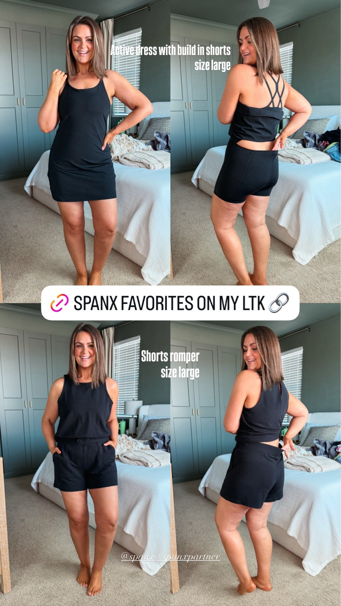Summer favorites from Spanx!
Use COURTNEYHXSPANX for 15% off your first order 👏🏻👏🏻
In my true size large in all 🥰 SO comfy and perfect for being on-the-go in warmer months

@Spanx    #spanxpartner size 12, midsize, active wear, romper, skort, Disneyland outfit, theme park outfit

#LTKfitnessgoals #LTKMidsize #LTKOver40