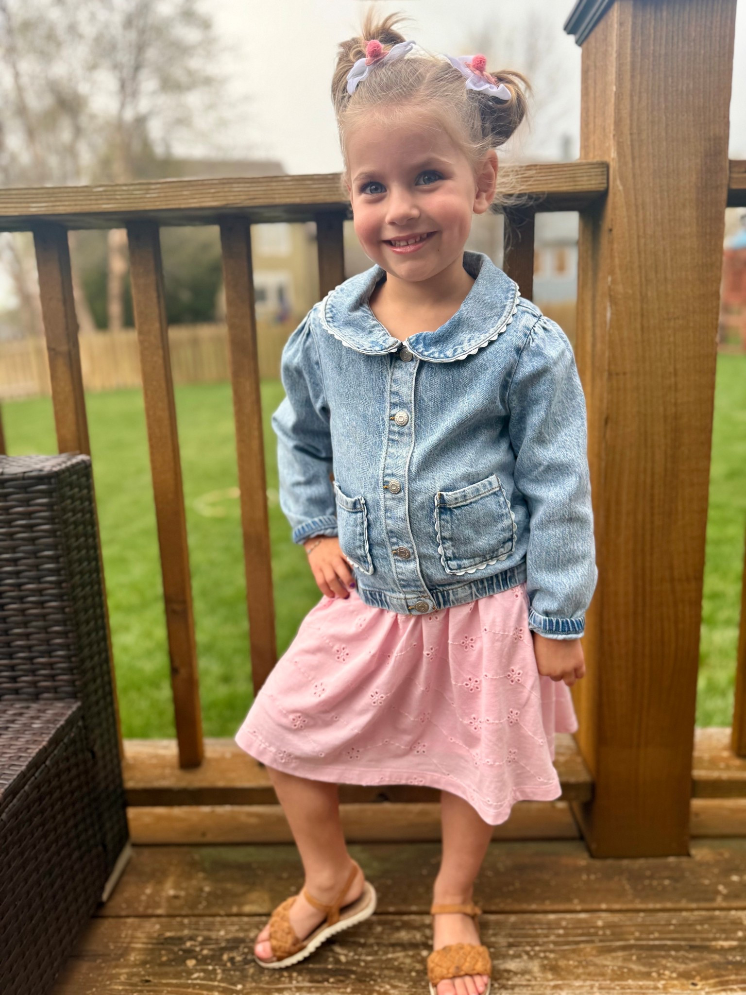 The cutest Jean jacket I’ve we’ve seen! This little Peter Pan collar and the scallops! So cute for spring and it’s on sale! 

Target toddler finds | target kids | target girls clothes | spring fashion | kids style | toddler target trends | girl mom things 

#LTKKids #LTKSaleAlert #LTKBaby