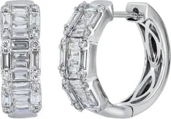 Gatsby Diamond Hoop Earrings | Nordstrom