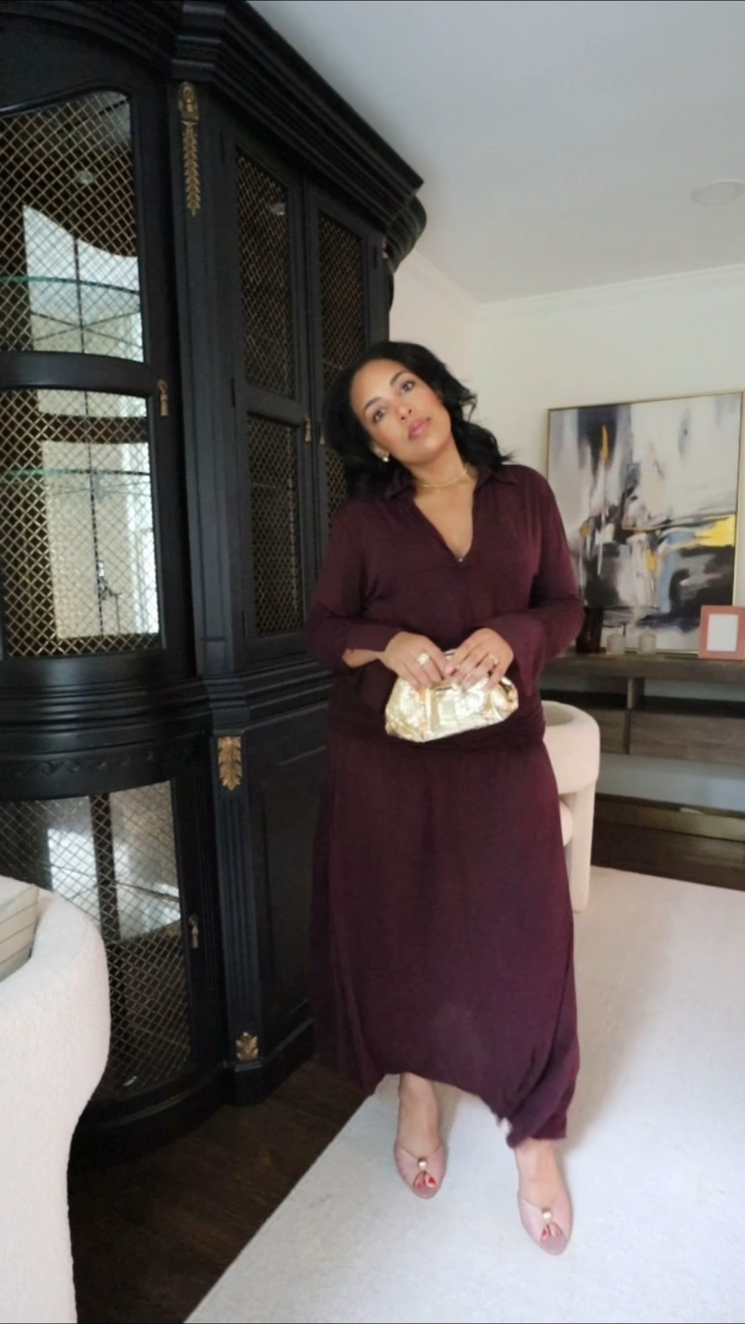 GRWM for a bridal shower. Love this dress for fall! 

#LTKWedding #LTKSeasonal