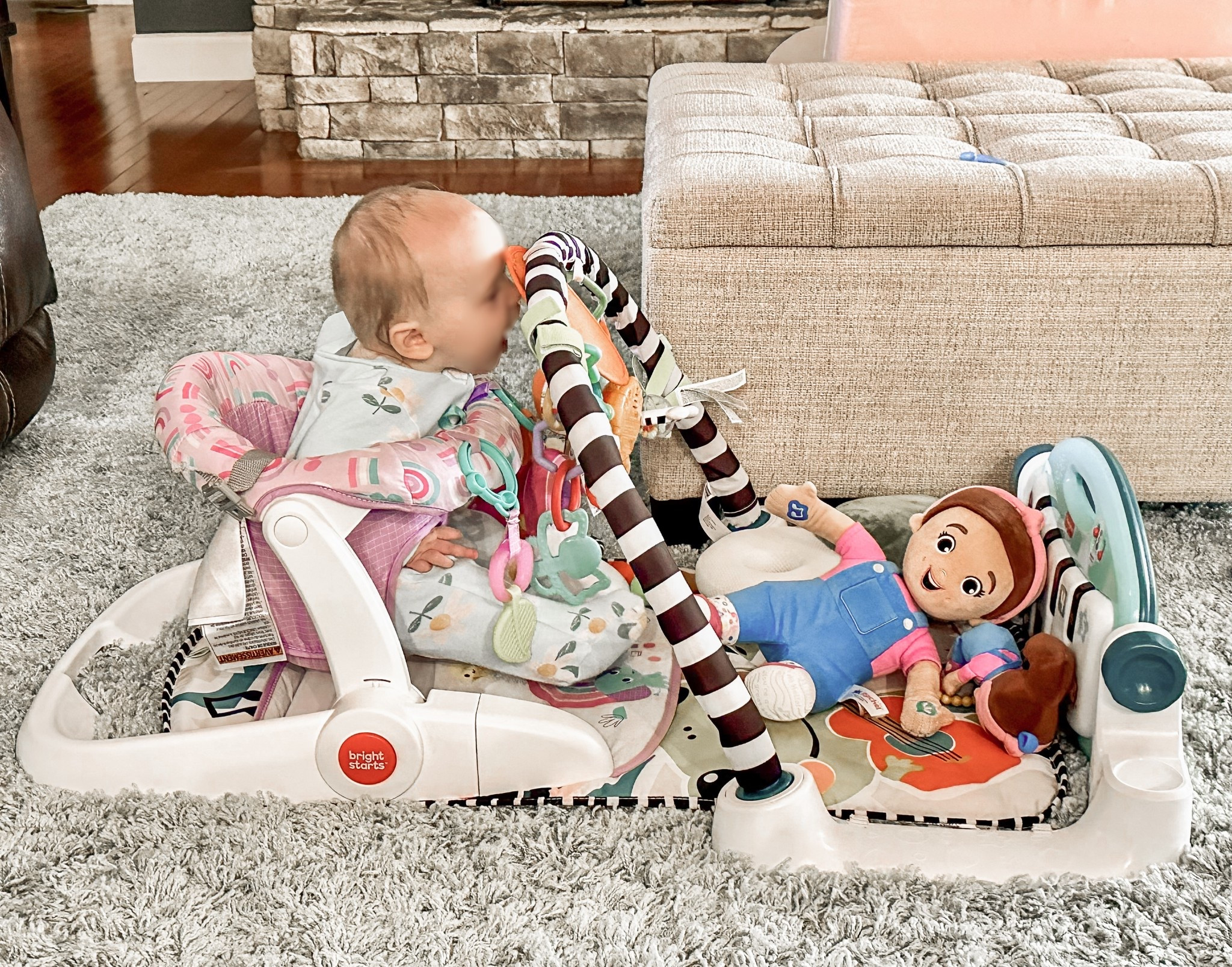 Sissy’s set up is perfect! 🤩 she’s a big girl and thinks she’s too big to lay down but loves her piano mat lol

#LTKFamily #LTKBaby #LTKKids