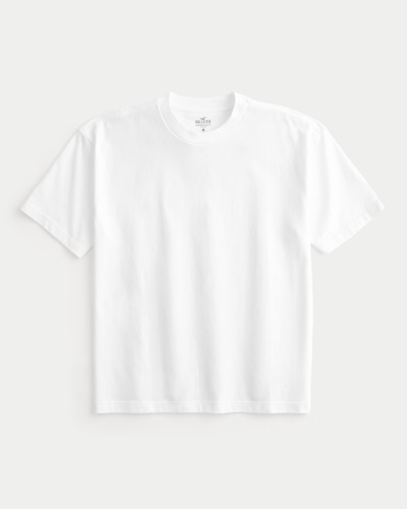 Heavyweight Boxy Crew T-Shirt | Hollister (US)
