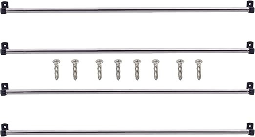 YYST Type A 16" to 39.5" Swivel End Sash Rod for Top & Bottom Doors & Sidelights Window Curtain R... | Amazon (US)