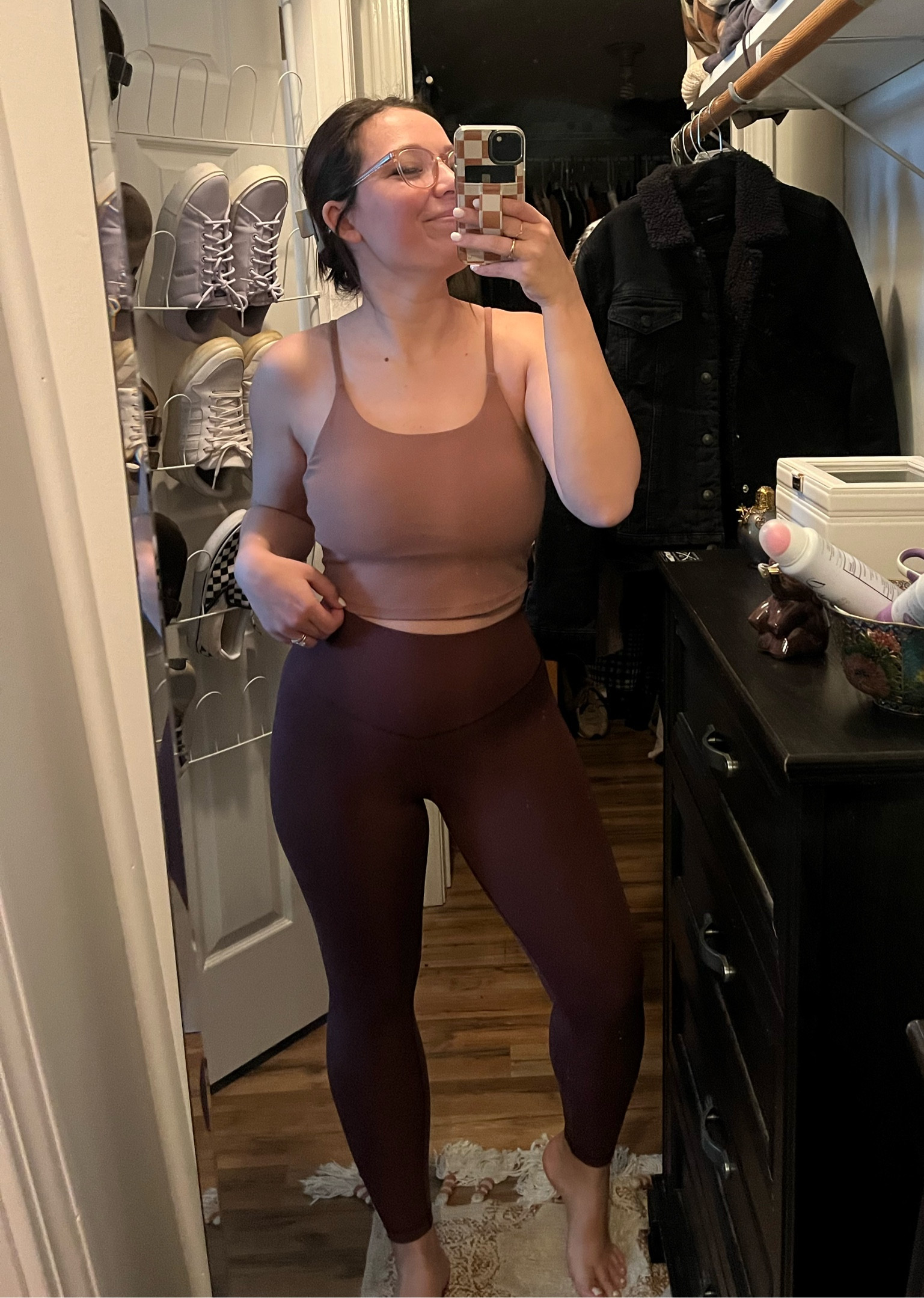 Happy Valentine’s Day 💖 the only time you’ll catch me in this many shades of pink. this Walmart bra is so good and affordable! and these aerie leggings are absolutely THE BEST. I have them in black too and I’ll never go back to my old leggings. 

#LTKfit