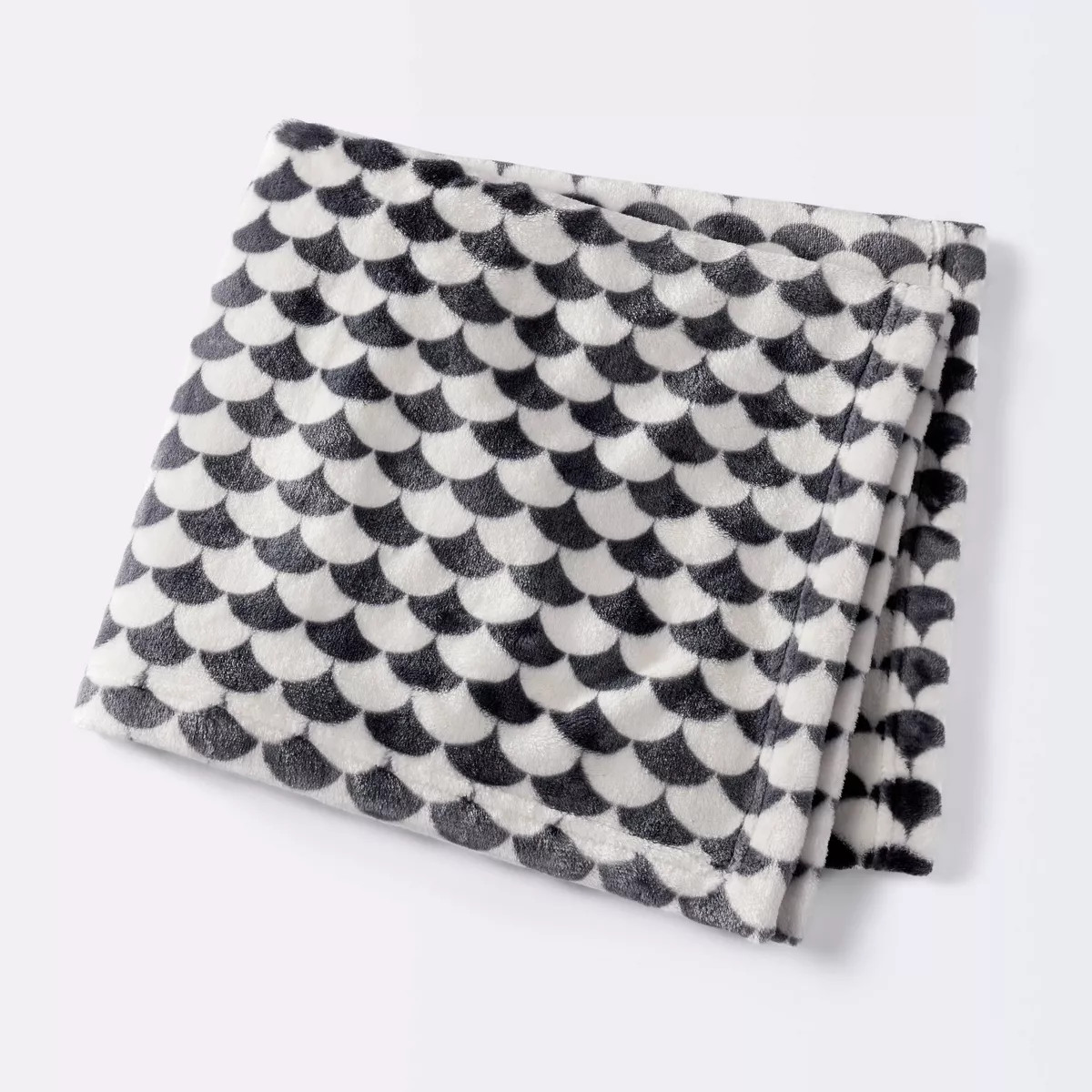 Black and White Scallop Baby Blanket - Cloud Island™ | Target