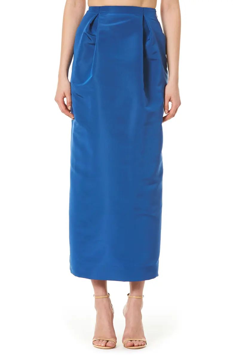 Pleated Silk Midi Skirt | Nordstrom