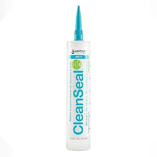 Clean Seal Active Enzyme Caulk, Kitchen & Bath, White, 10.5 oz. (Pack 1) | Amazon (US)