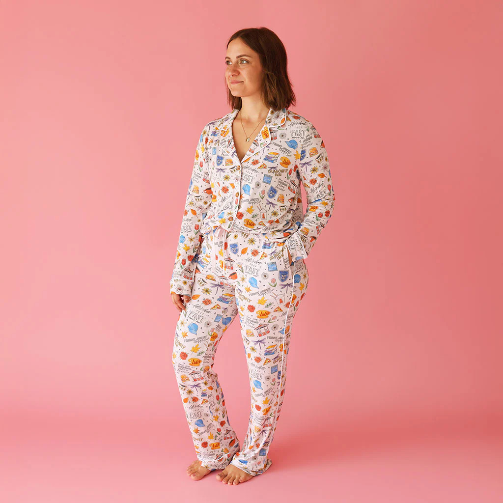 Pink Luxe Womens Pajamas | Gilmore Girls | Posh Peanut