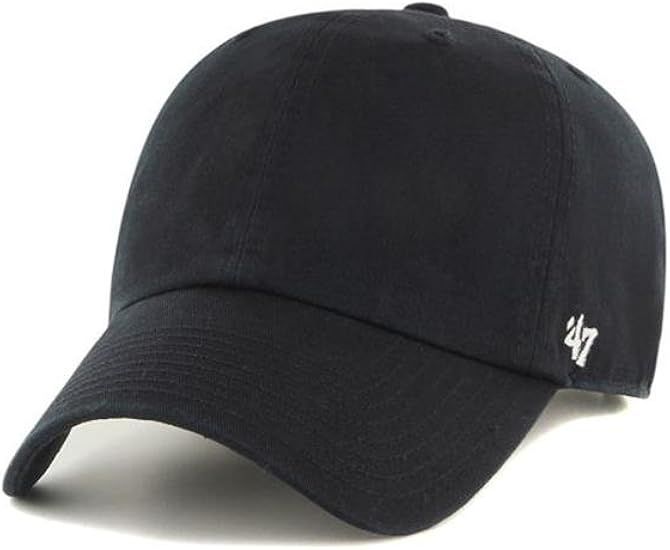 '47 Brand Cap – Clean Up Curved V Relax Fit Black Size: Adjustable | Amazon (CA)
