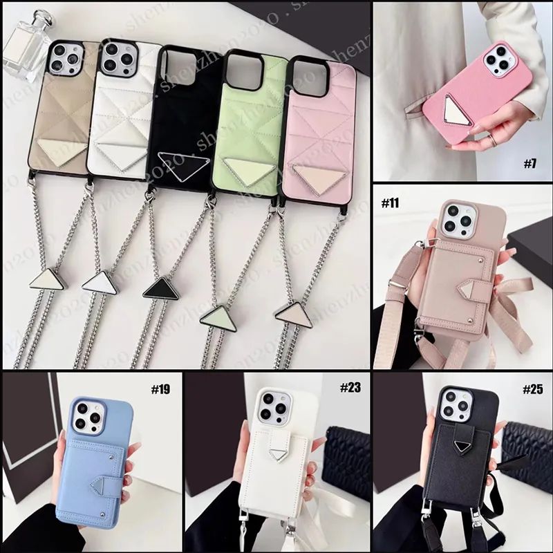 5Styles Fashion Chain Strap Phone Cases Women's Phone Case Back Cover for ip 15 14 13 12 11 pro m... | DHGate