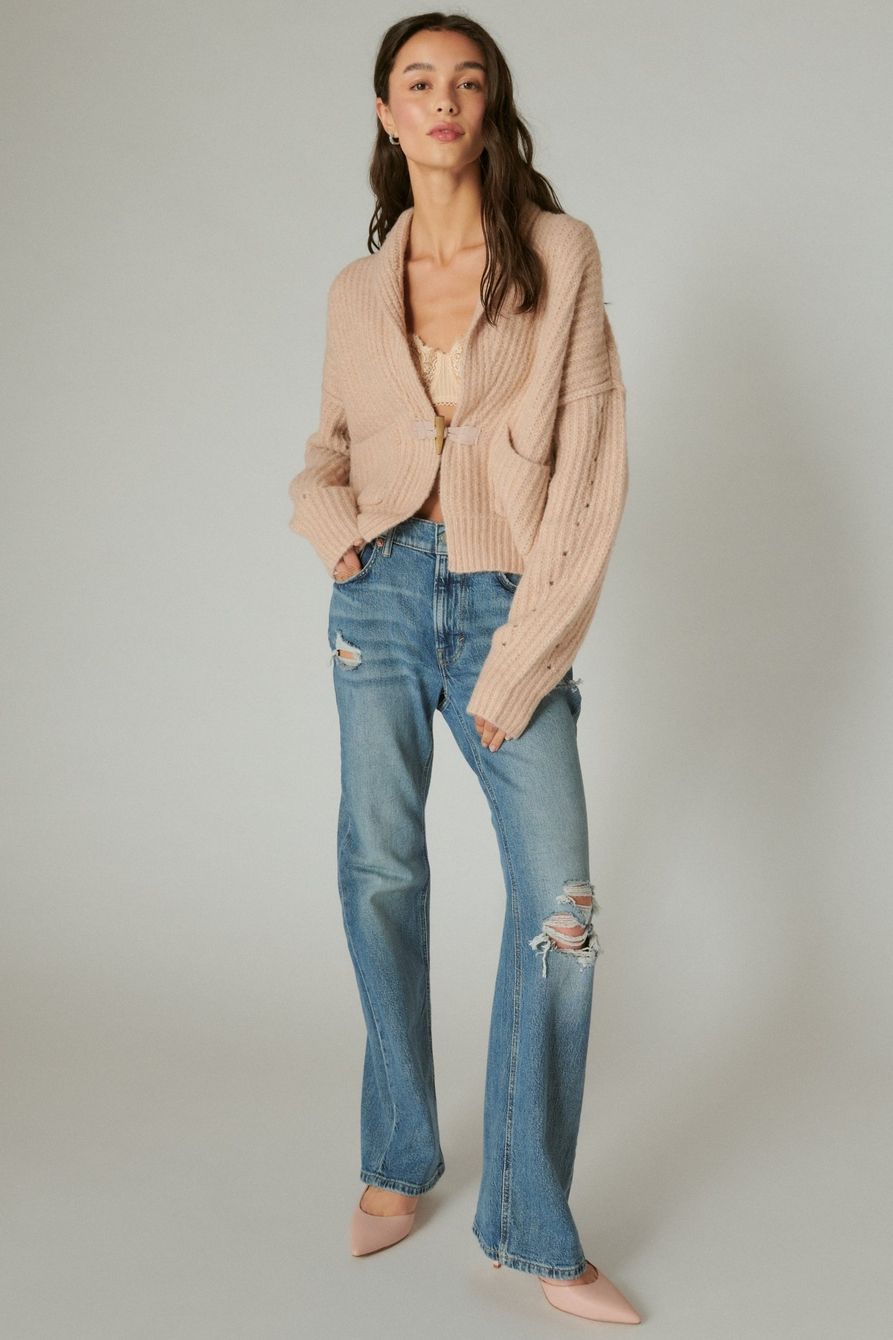 TOGGLE FRONT CARDIGAN | Lucky Brand