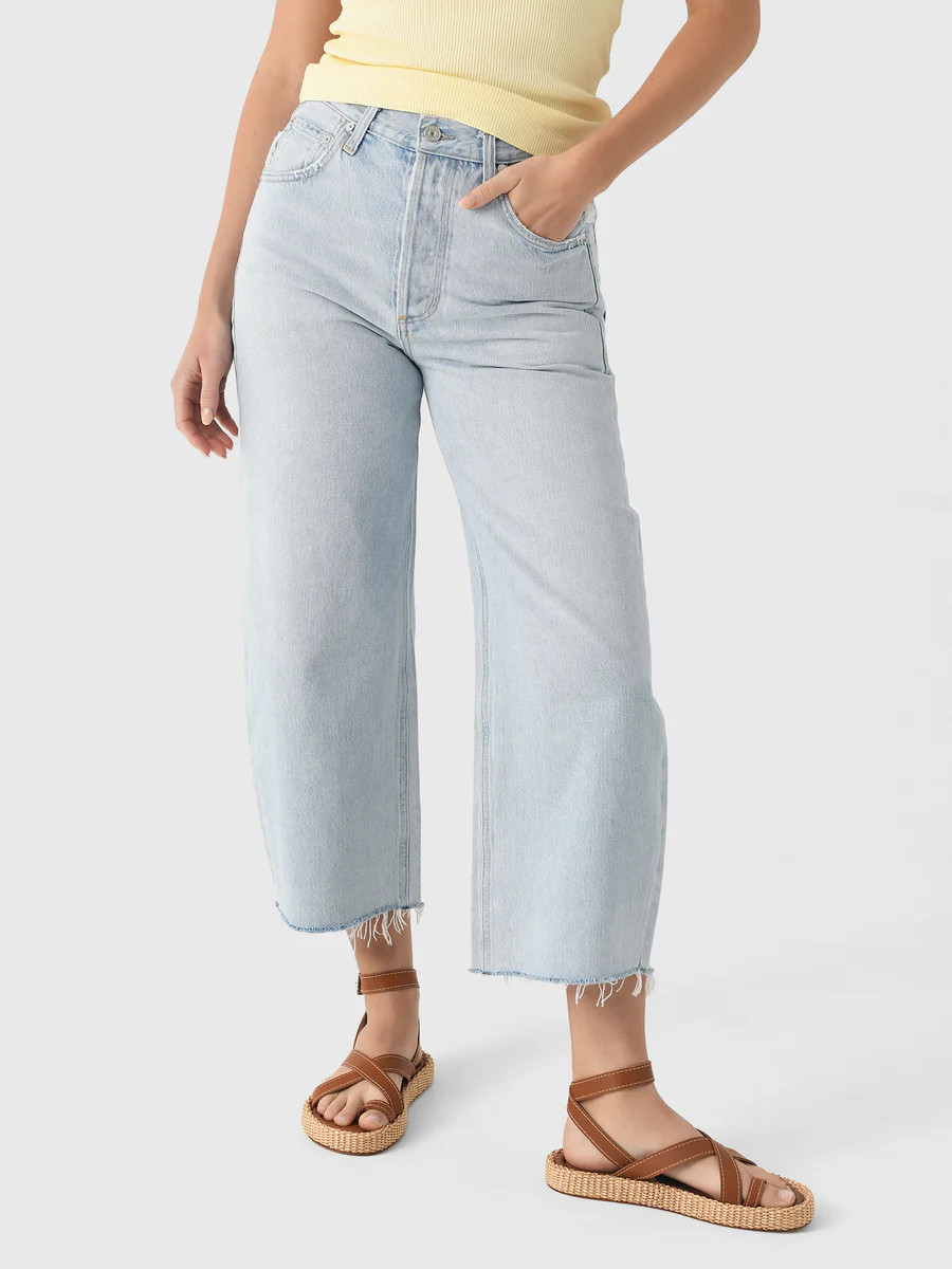 Citizens Of Humanity Women's Ayla Raw Hem Crop Jean | Saint Bernard