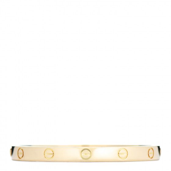 CARTIER 18K Yellow Gold LOVE Bracelet 17 | Fashionphile