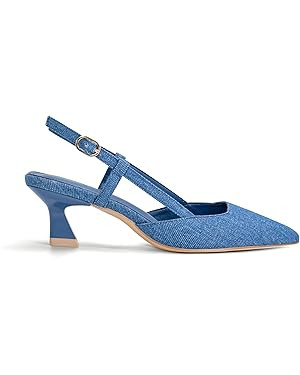 Lhamo Latso Slingback Pump Shoes for Women with 2 Inche Heel | Amazon (US)