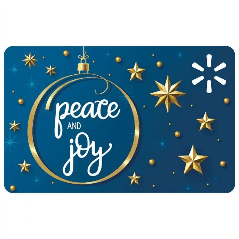 Holiday Classic Ornament Peace & Joy Walmart Gift Card | Walmart (US)