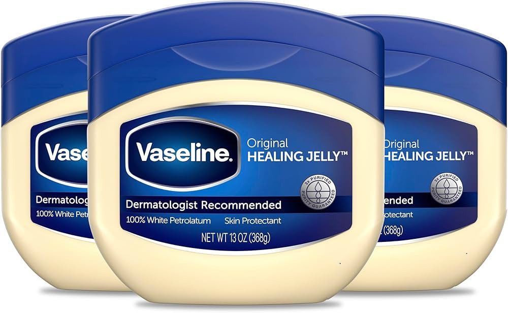 Vaseline Petroleum Jelly Original Provides Dry Skin Relief And Protects Minor Cuts Dermatologist ... | Amazon (US)