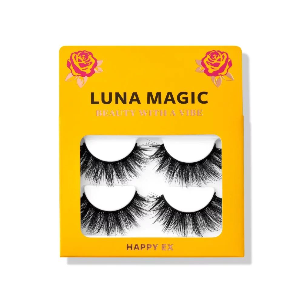 Luna Magic Faux Mink Lashes, False Eyelashes, 2 Pairs, Happy Ex | Walmart (US)