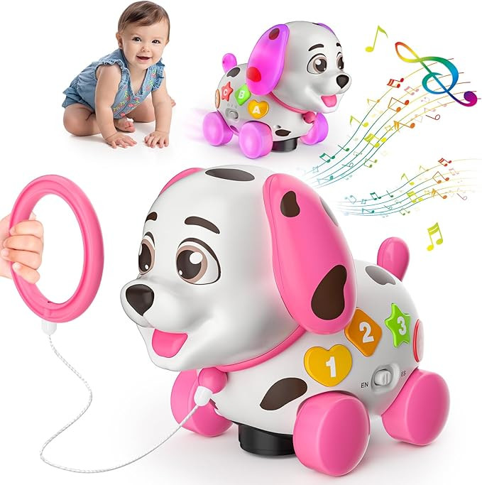 3-in-1 Musical Puppy Toys for 1 Year Old Girl Gift, Educational Baby Toy 6-12-18 Month, 1st Birth... | Amazon (US)