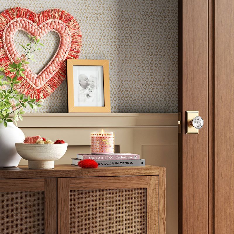 Embellished Raffia Heart Wreath Red - Threshold™ | Target