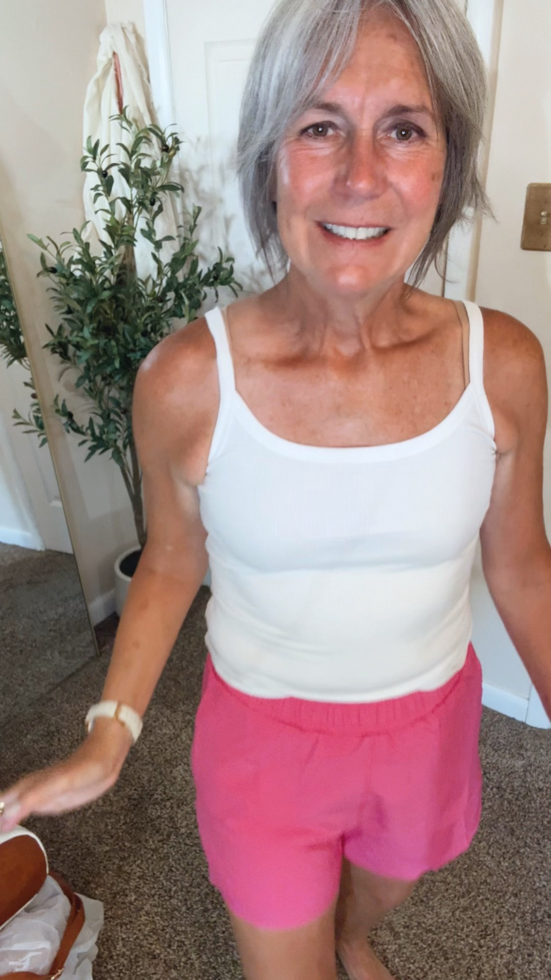 ‼️SALE ALERT ‼️ 17% off these shorts and tank top is on discount as well. 

Wearing a small in the shorts and top but a medium would fit as well I believe. 

#over50style #styleover50 #agelessstyle #over5Ofashion #agelessstyle #womenover50 #fashionover50

#LTKActive #LTKSeasonal #LTKOver40