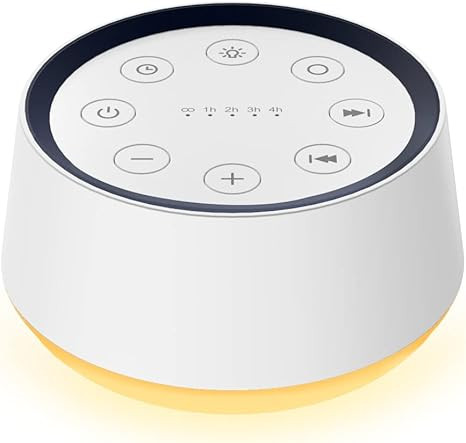 Brown Noise Sound Machine with 30 Soothing Sounds 12 Colors Night Light White Noise Machine for A... | Amazon (US)