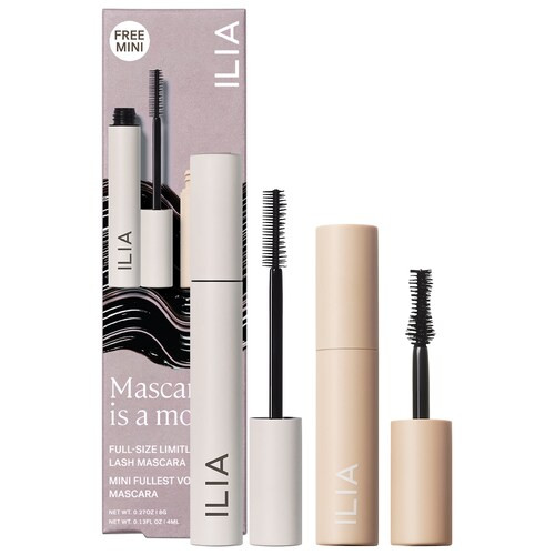 Mascara is a Mood Set: Full-Size Limitless Lash Mascara + Mini Fullest Mascara - ILIA | Sephora | Sephora (US)