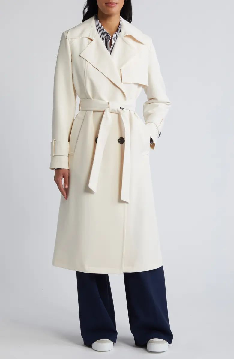 Sam Edelman Double Breasted Belted Trench Coat | Nordstrom | Nordstrom