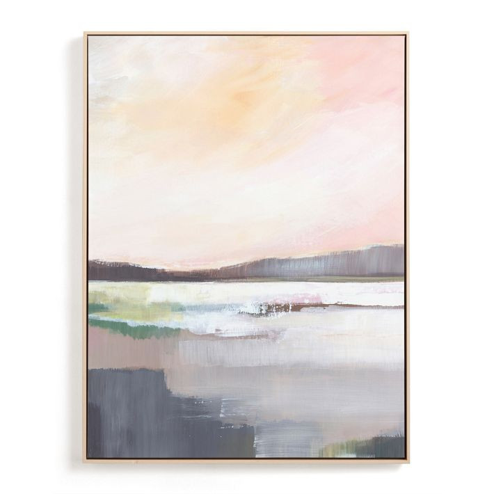 Sunrise in White Framed Wall Art by Minted for West Elm | West Elm (US)