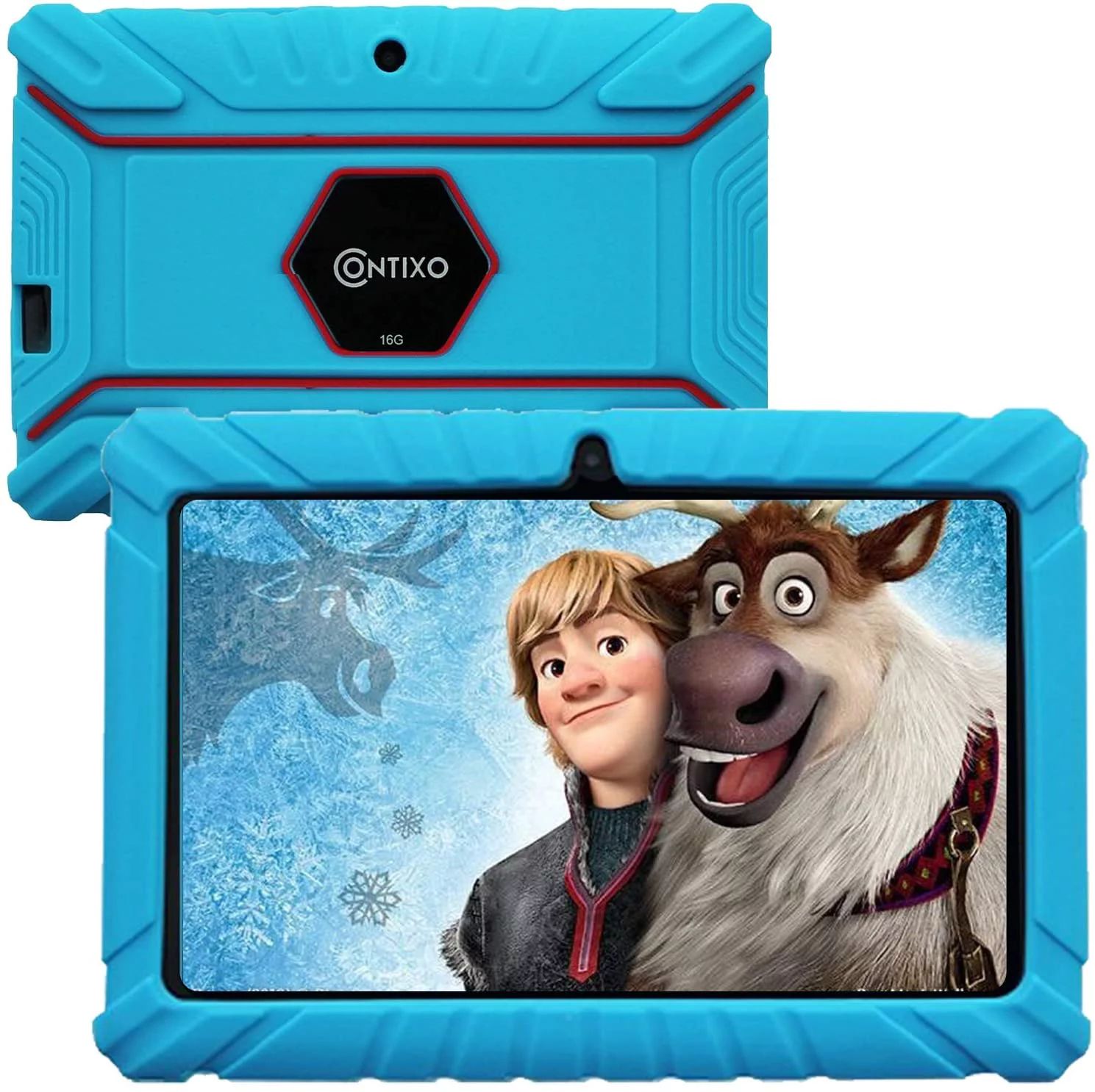 Contixo 7" Kids Tablet 16GB Wi-Fi Android Tablet for Kids Bluetooth Parental Control Pre-Installe... | Walmart (US)