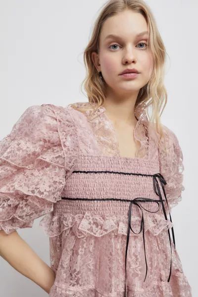 Sister Jane Dream Loop Lace Dress | Urban Outfitters (US and RoW)