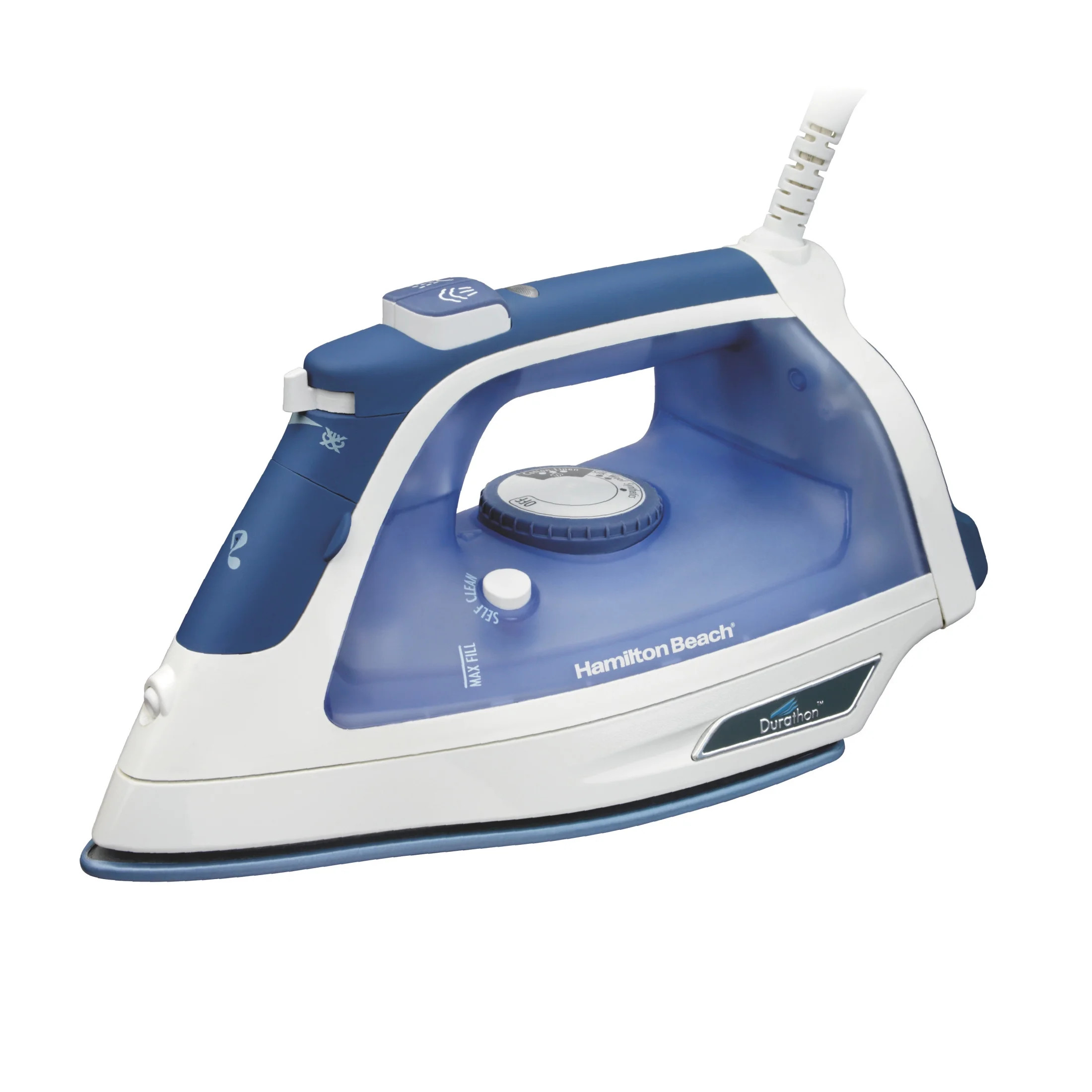 Hamilton Beach Durathon Steam Iron for Clothes with Durathon Nonstick Soleplate, Extra Long Cord,... | Walmart (US)