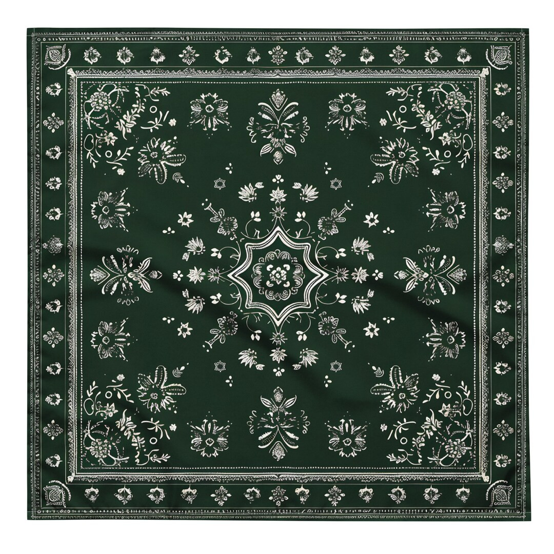 Limited Edition Classical Paisley Bandana, Tapestry, Handkerchief, Neck Scarf, House Decoration, ... | Etsy (US)