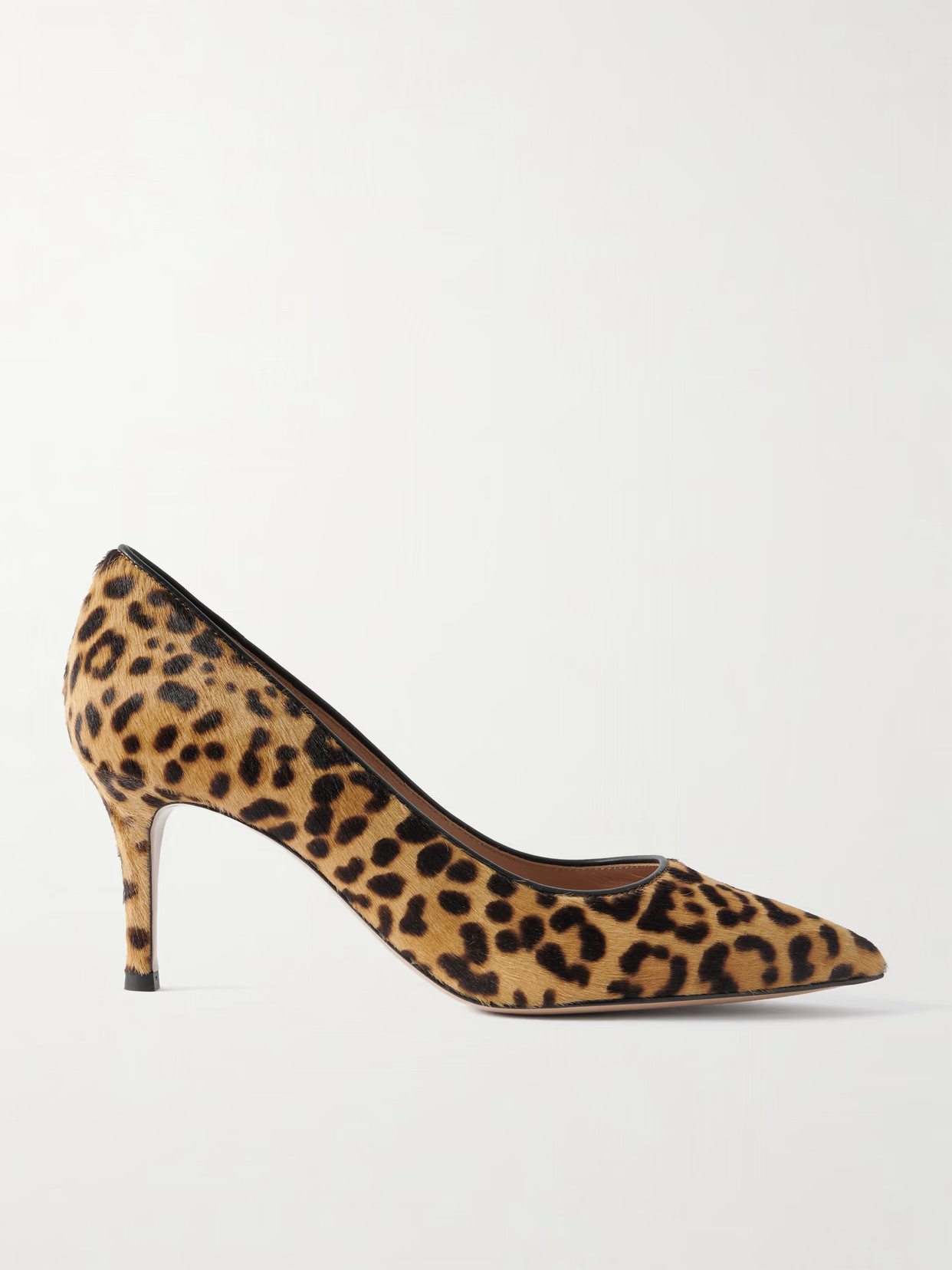 Gianvito Rossi - 70 Leopard-print Calf Hair Pumps - Animal print | NET-A-PORTER (US)