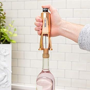 Cork Pops Matte Legacy Wine Bottle Opener With 4-Blade Foil Cutter (Copper) | Amazon (US)