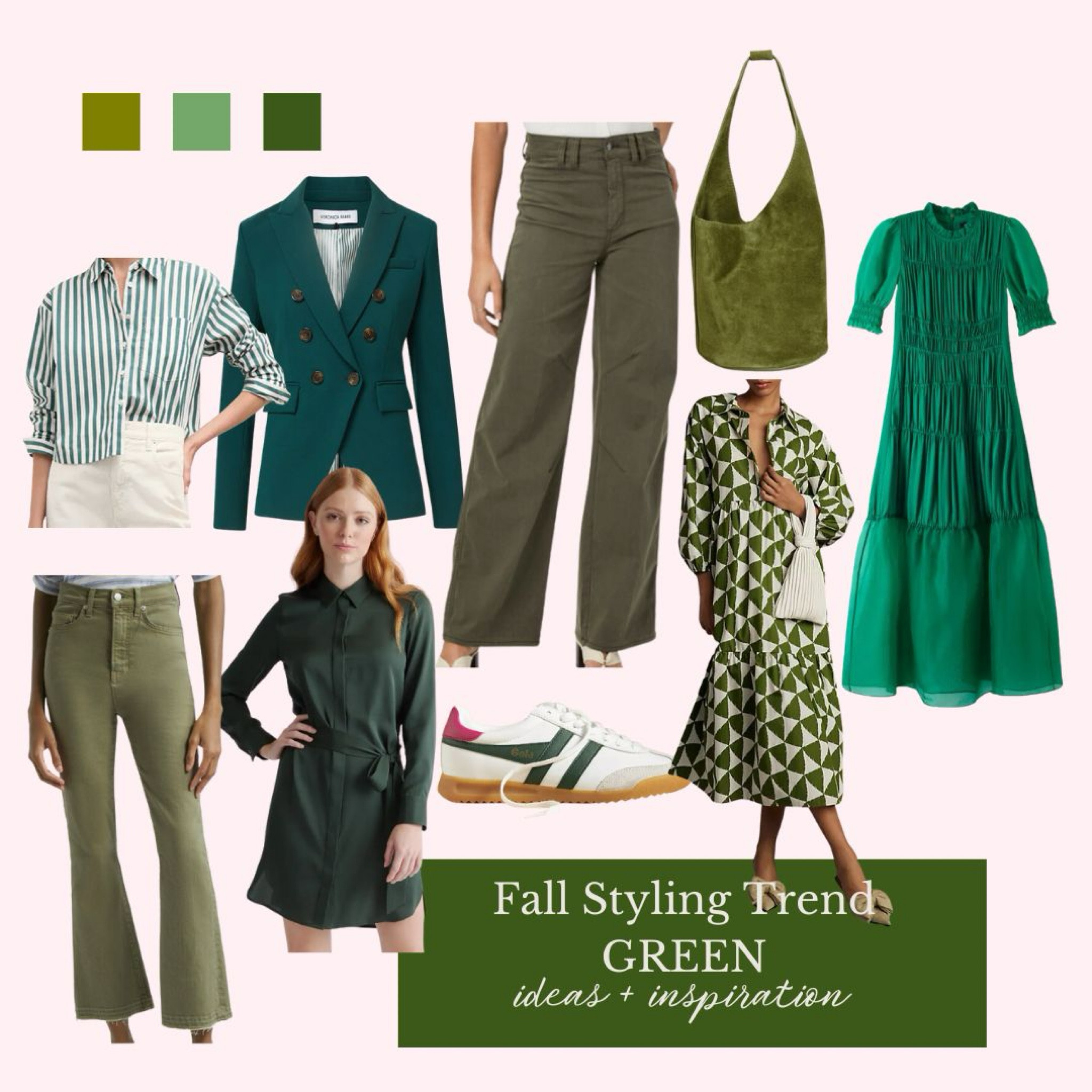 💚Green! One of fall’s top trends. 
#greenstyle #falltrends #olive #olivegreen #fallstyle #greencrush #fallstyle

#LTKStyleTip #LTKSeasonal