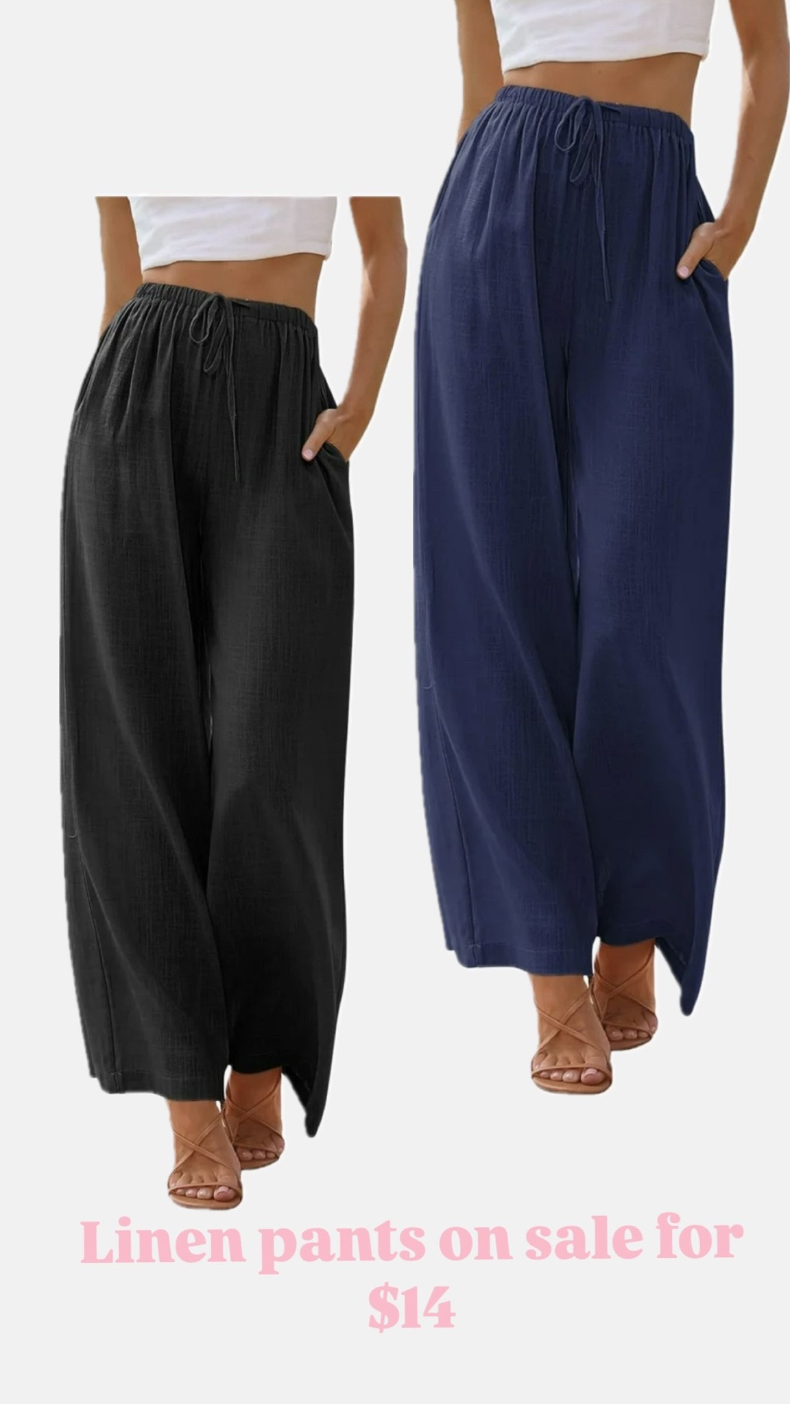 Linen pants on sale $14

#LTKSaleAlert