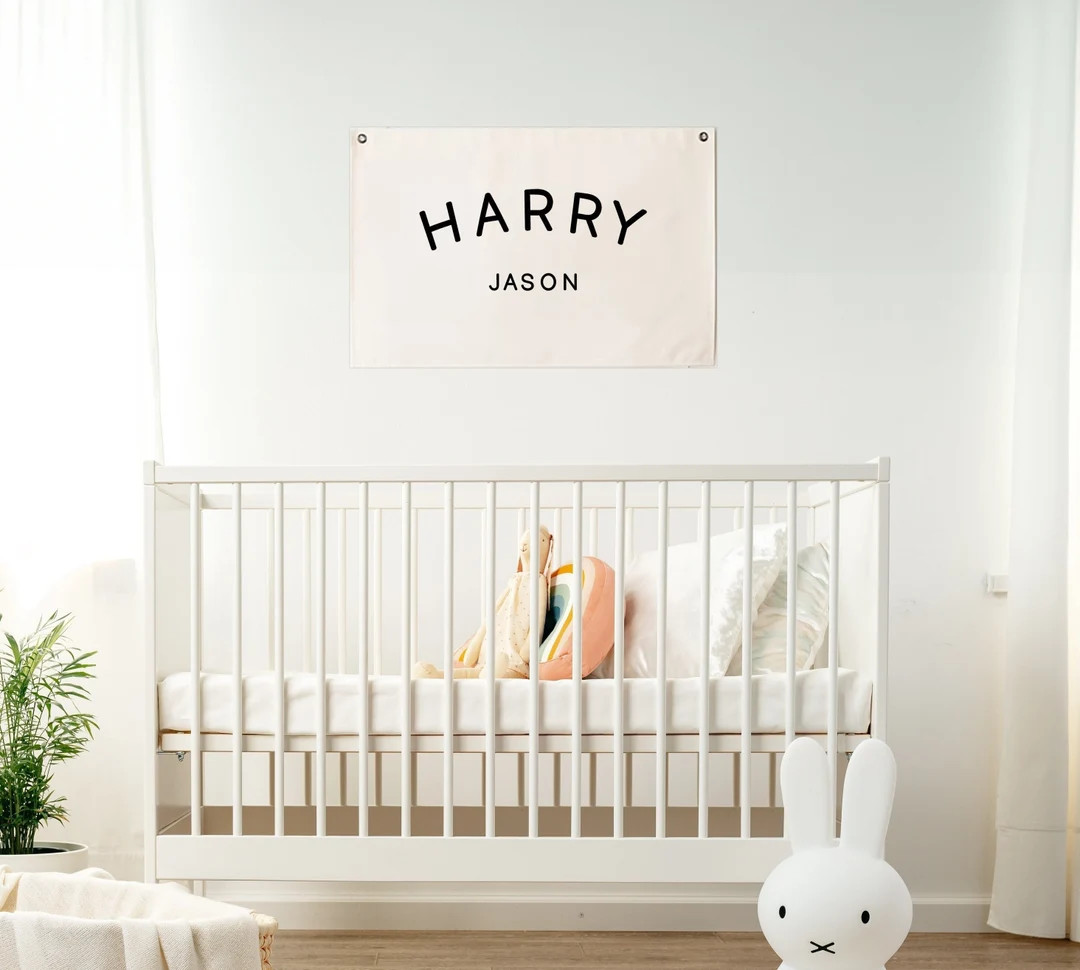 Custom Name Decor Flag, Baby Name Flag, Baby Shower Gift, Nursery Name Sign, Boho Nursery Gift - ... | Etsy (US)