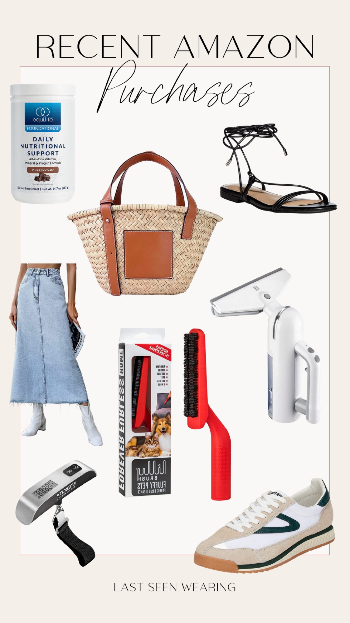 What we recently bought from Amazon

Amazon spring finds
What we bought Amazon edition
Amazon hot sellers


#LTKstyletip #LTKunder100 #LTKFind