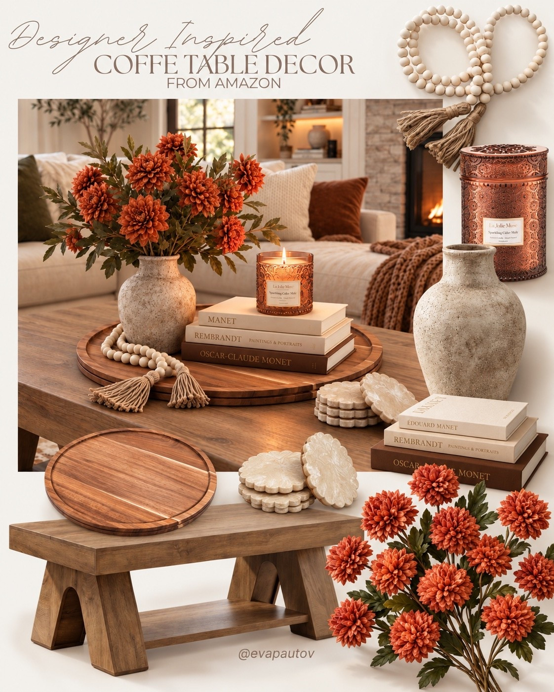 Nothing makes a living room feel cozier than a little fall refresh 🍂 layering warm textures, soft neutrals, seasonal stems and a flickering candle for the perfect cozy coffee table moment 🤎

#LTKSaleAlert #LTKHome #LTKSeasonal